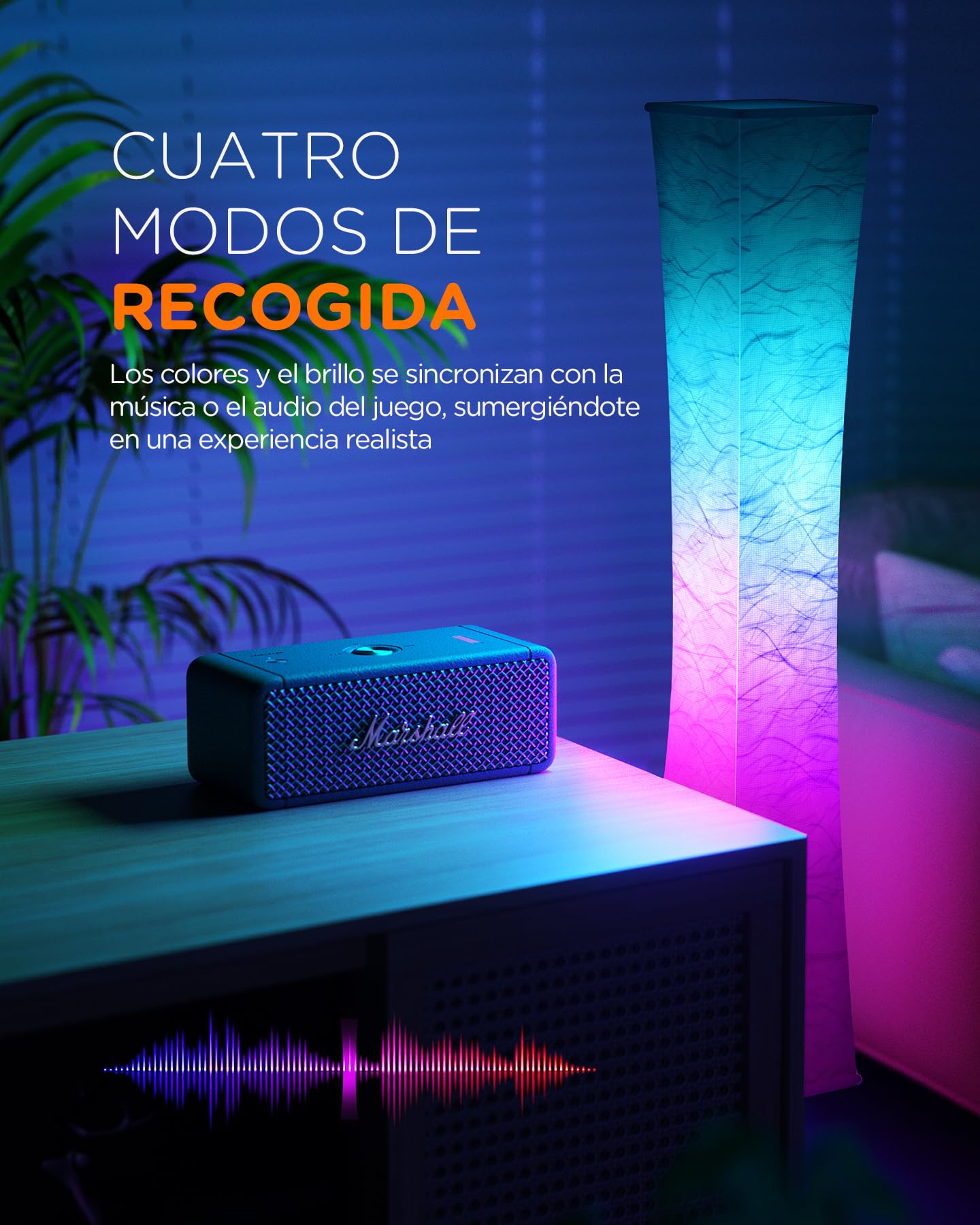 tomons LED Lámpara de pie Regulable, RGB Lámpara LED con Temporizador , Lámpara de Pie Inteligente Regulable con Remote Control y Sincronización musical, Lámpara de Pie Moderna para Dormitorio