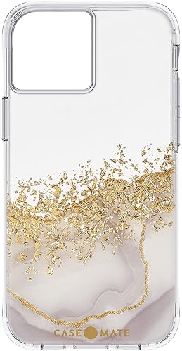 Case-Mate - Funda Karat Marble para iPhone 13 con diseño de mármol, protección contra caídas de 10 pies, 5.4 pulgadas