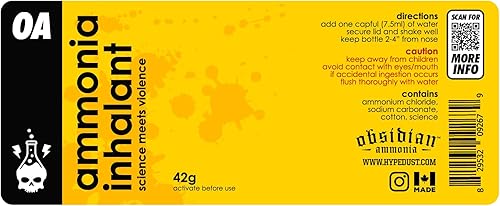 Miniatura 2 de Standard by Obsidian - Sales de olor atlético  Inhalante de amoníaco prémium para levantamiento de pesas, hombre fuerte, hockey, juegos y mucho más