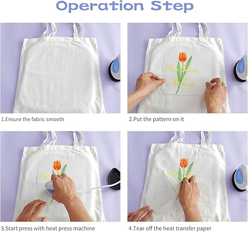 Miniatura 7 de Mini máquina de prensa de calor, pequeña prensa de calor para camisetas, sombreros, proyectos de transferencia de calefacción, ajuste de temperatura