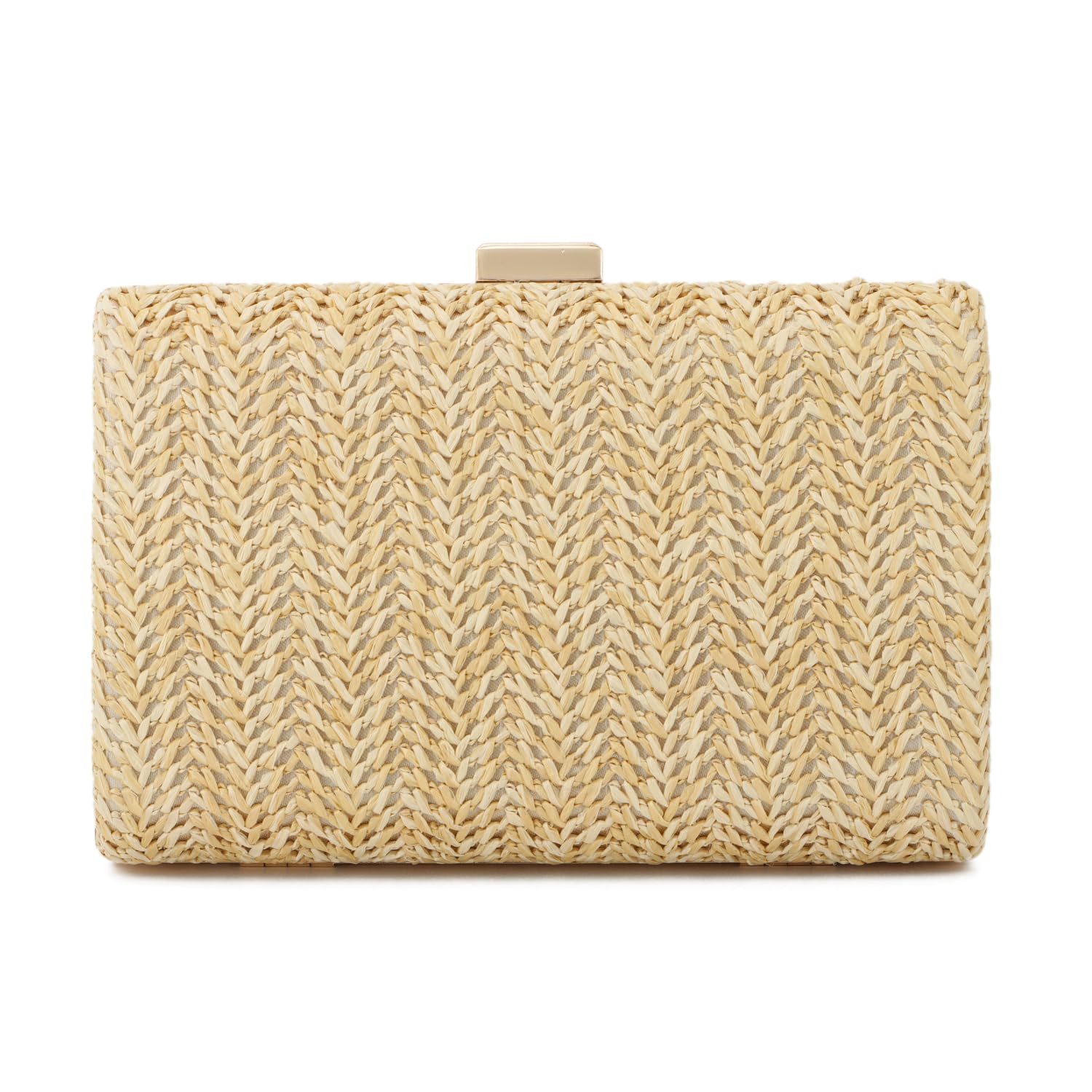 LHHMZ Pochette en paille pour femme Petit sac de soirée d'été Sac bandoulière en raphia Sac à main de plage tissé