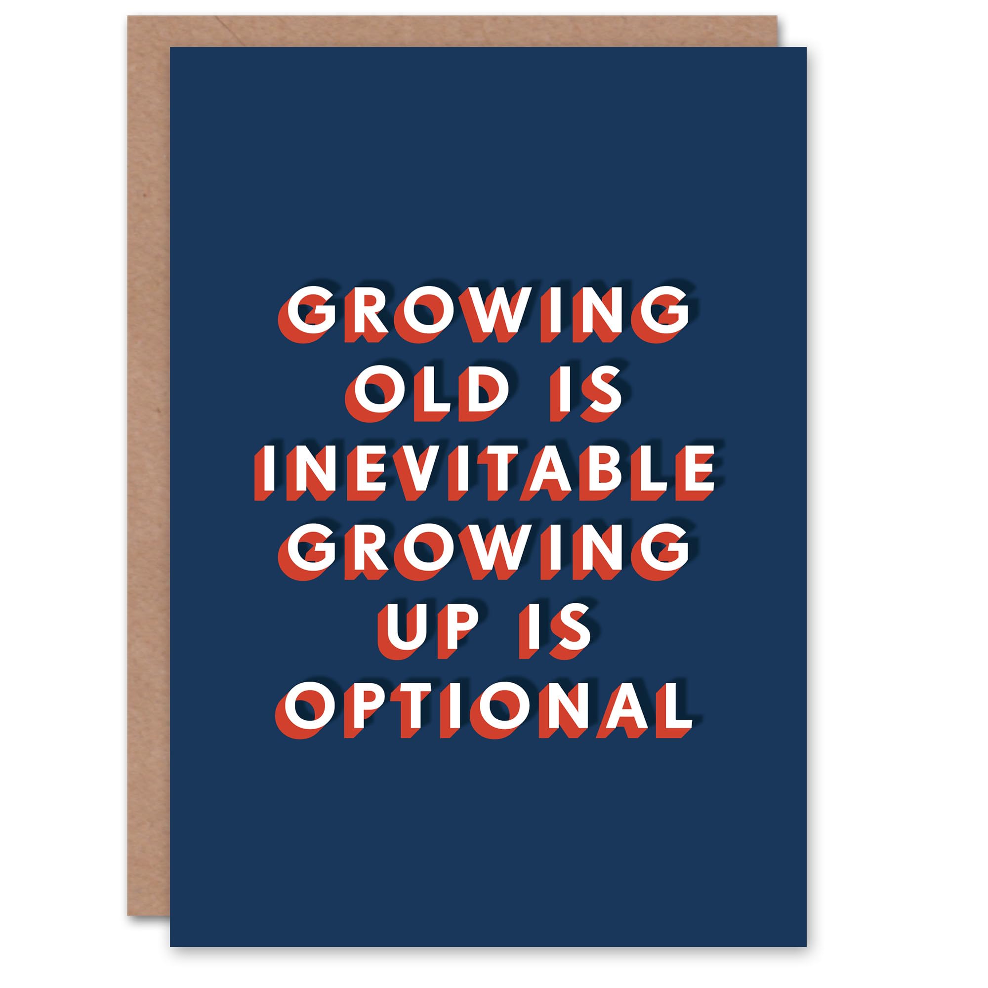 Artery8 Men's Birthday Card - Funny - Dark Blue