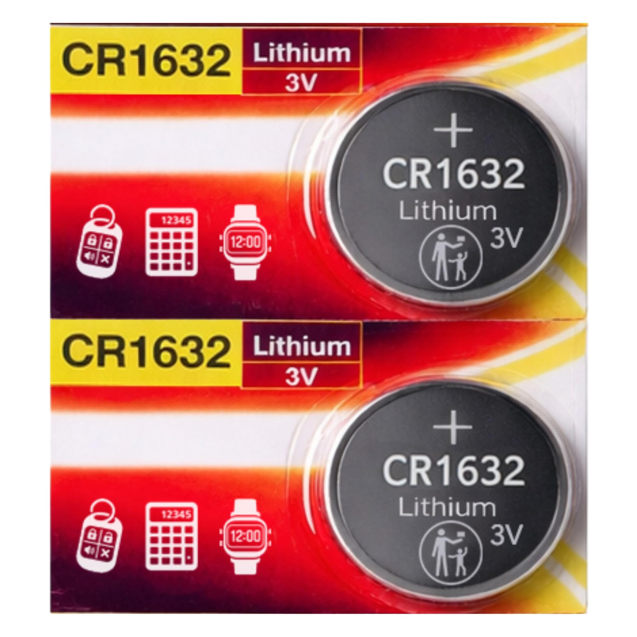 CR2032 Batteries, Long Lasting 3V Lithium Coin Cell 2032 Battery for Apple Airtag, Car Key Fobs, Watches, Heart Rate Monitors, Scales, LED Candles, Calculators & Other Small Devices (Pack of 2) — view 10