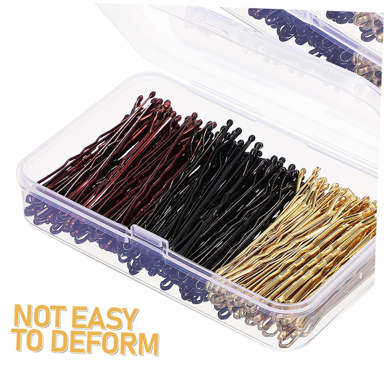 900pezzi Forcine per Capelli Decorative Motivo Onde Adatte Donne e Ragazze per Acconciature Lunghe e Spesse Fornitura Scatola Portaoggetti