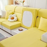Vista 4 de Funda universal para sofá resistente al desgaste, fundas de almohada de 18 x 18 pulgadas, fundas de almohada cuadradas de repuesto, funda de cojín