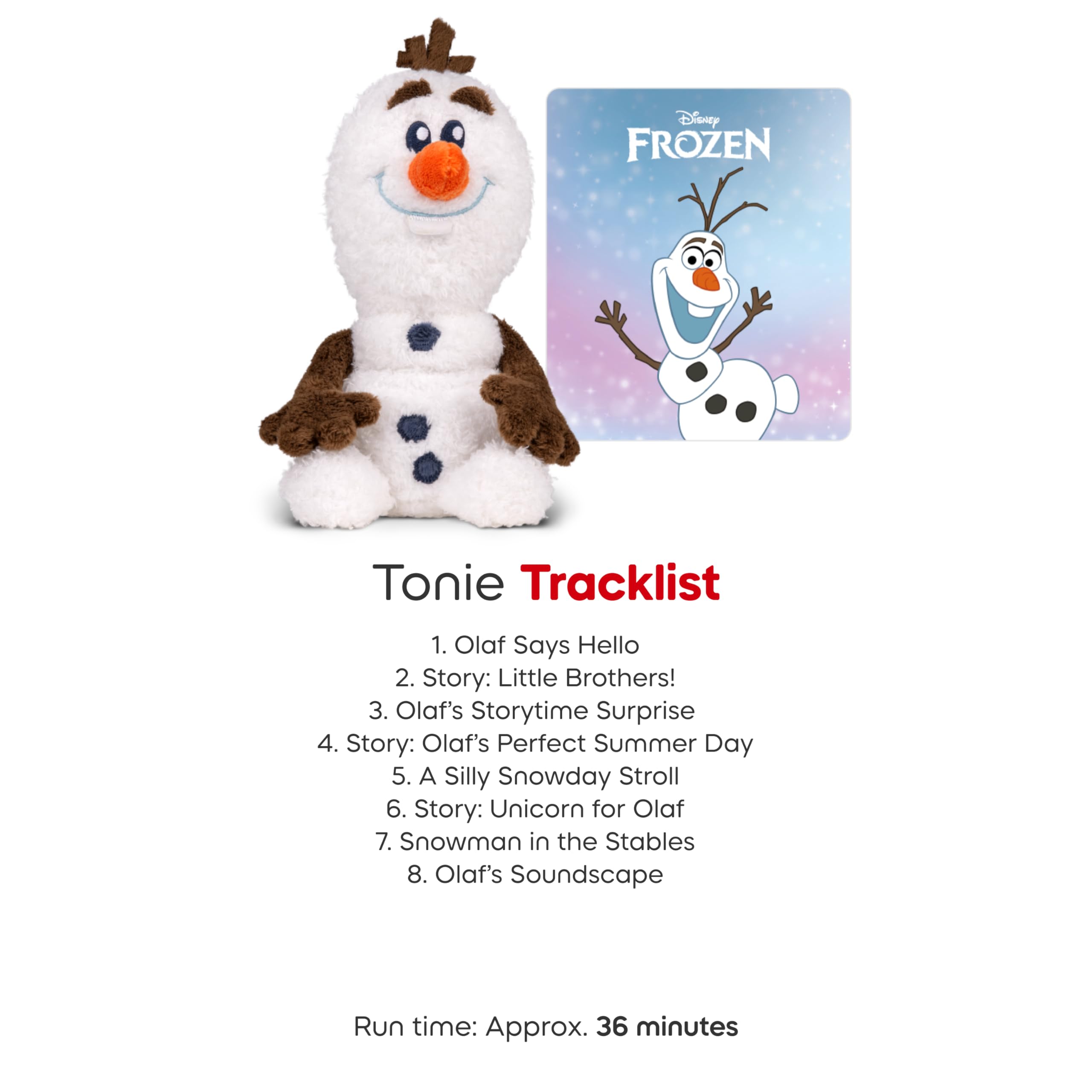 Amazon.com: Tonies Cuddle Olaf Audio Toy Plush from Disney's