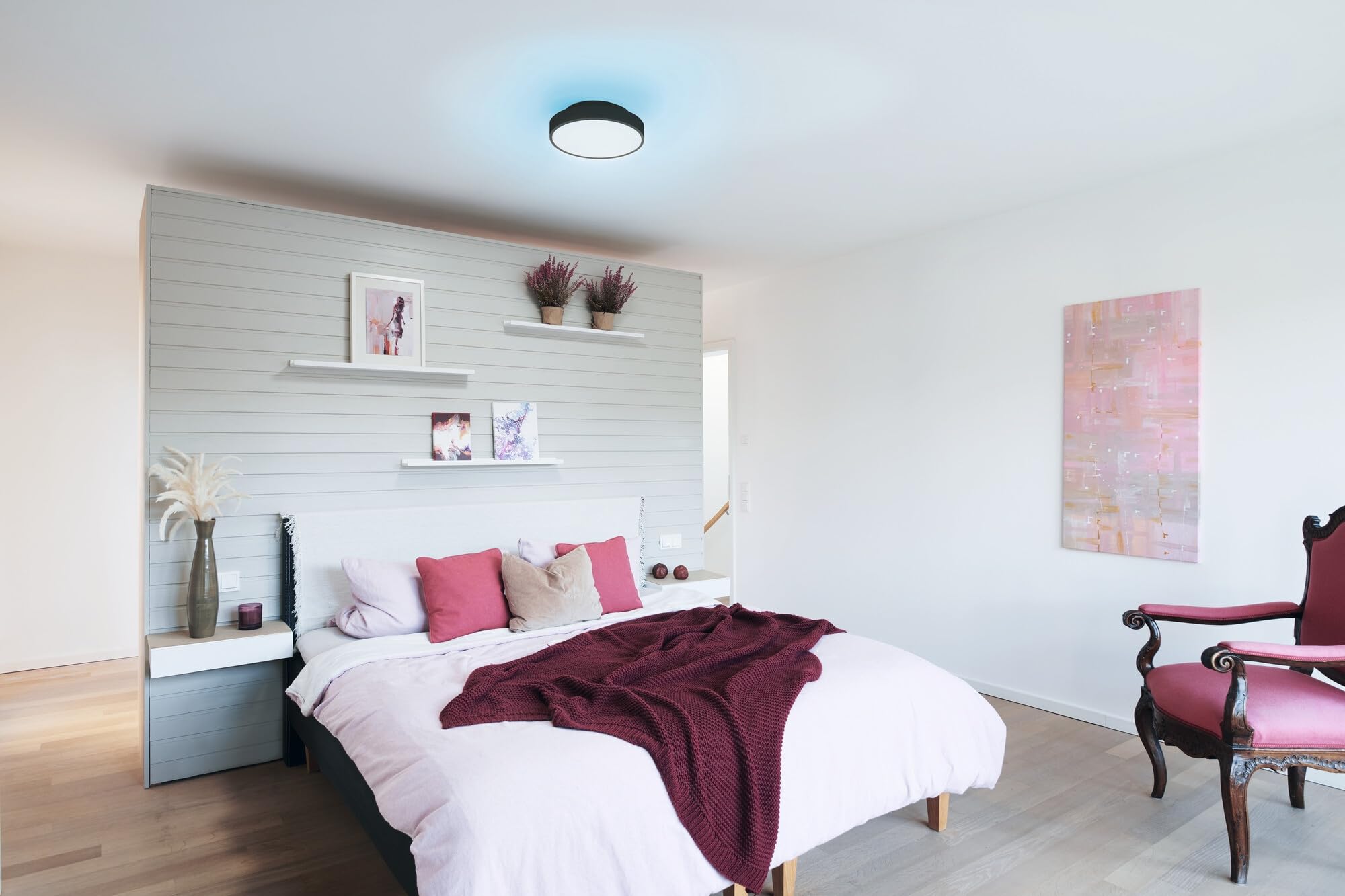 OSRAM SMART+ WiFi Orbis Backlight LED kinkiet 350mm, 28W, 1400lm, TW 3000-6500K, RGB, Alexa, Czarny