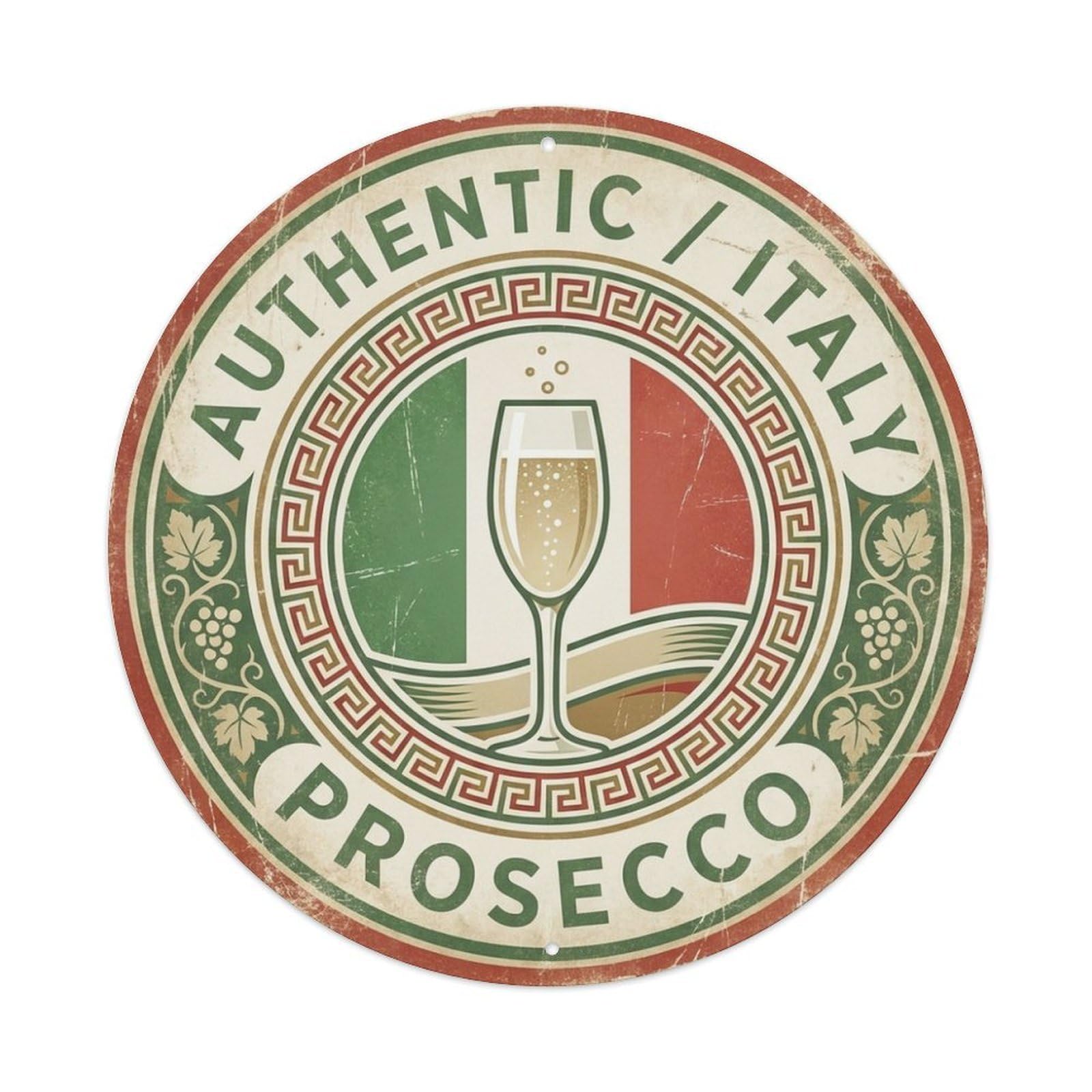 Olhnbad Style Italy Travel Sparkling Drink Beverage Cuisine Metal Tin Sign