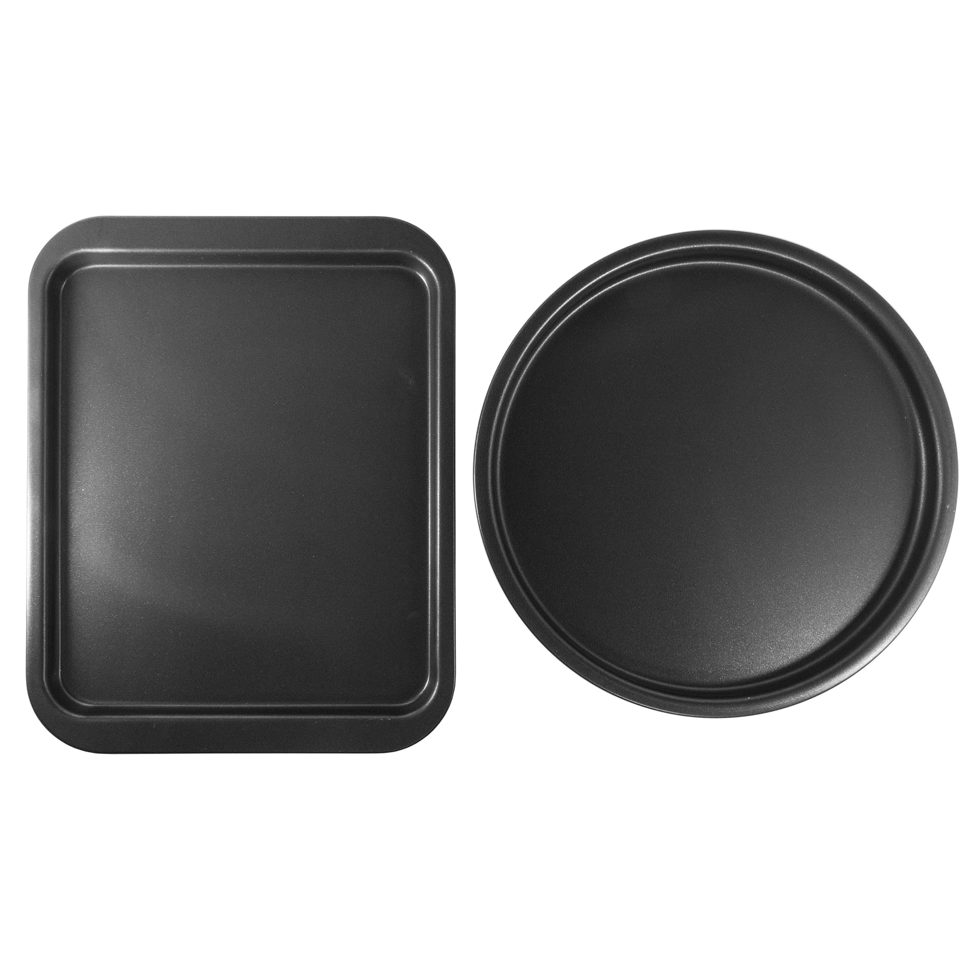 Moneta Eden - Juego de pizza y bandeja baja de aluminio reciclado de latas, 100% fabricado en Italia