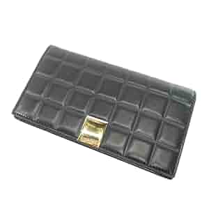 ✨CHANEL✨　シャネル　長財布　チョコバー　３つ折り　ブラック　黒 Amazon | [CHANEL] シャネル チョコバー 長財布（小銭入れあり