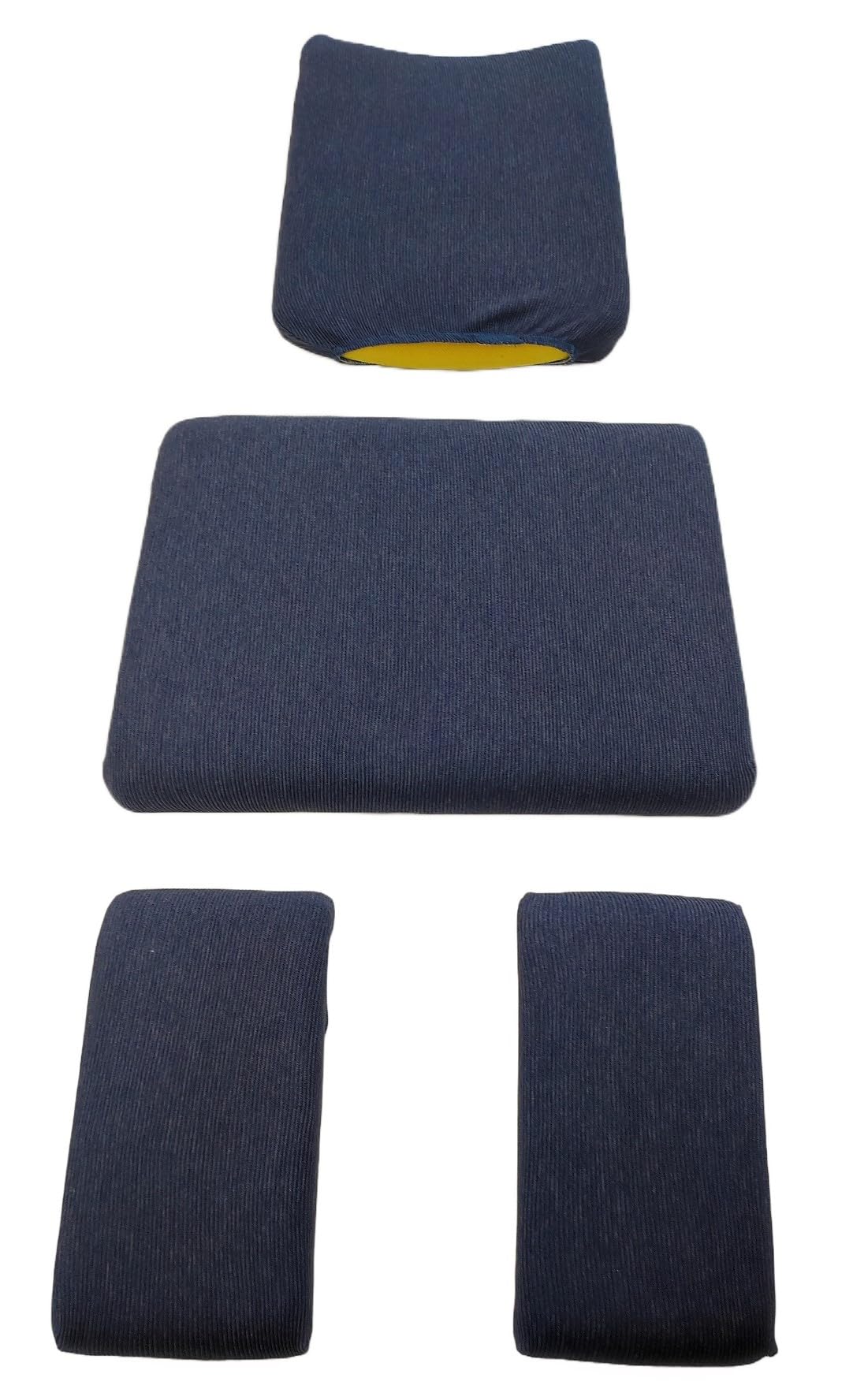 Set Fodere elasticizzate colore Blu per sedia ergonomica - 4 pezzi (sedile + schienale + 2poggiaginocchia)