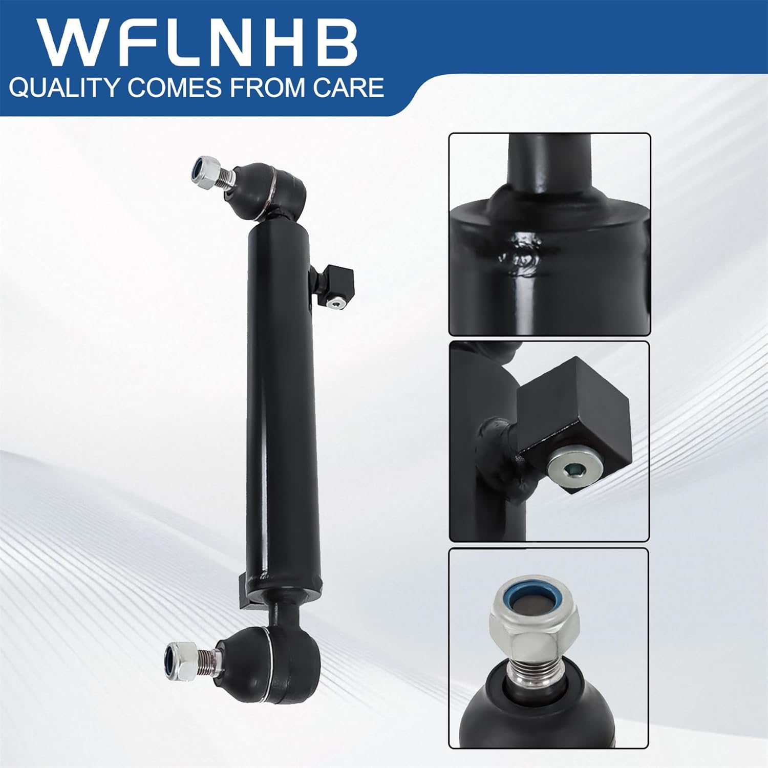 WFLNHB Power Steering Cylinder 4WD Left Hand Replacement for New Holland 545D 545A 445D 250C Model 85999338