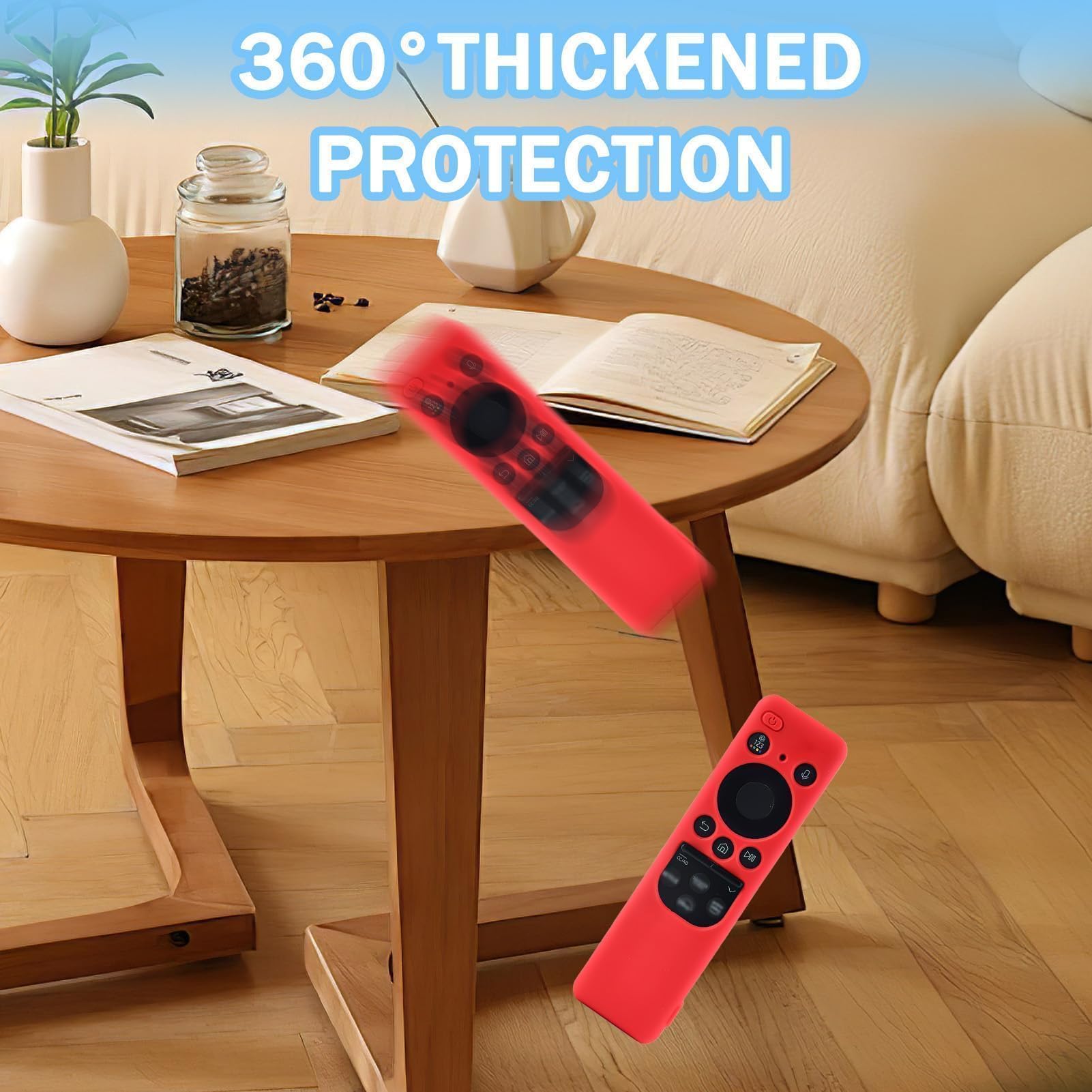 Funda De Silicona Ecológica Para Mando TM2360E / TM2361E – Compatible Con BN59-01432A/01439A/01432D, Diseño Antideslizante Y Con Cordón
