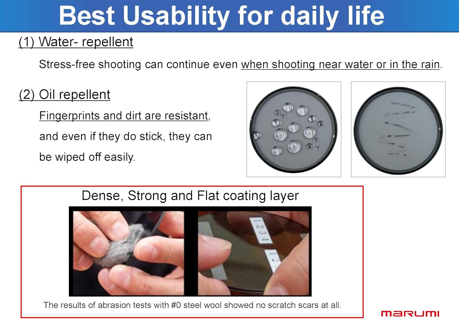 Marumi Prime Plasma Sputtering CPL Filter Ultra Low Reflection 0.18 MC Optical Glass Made in Japan (72mm)