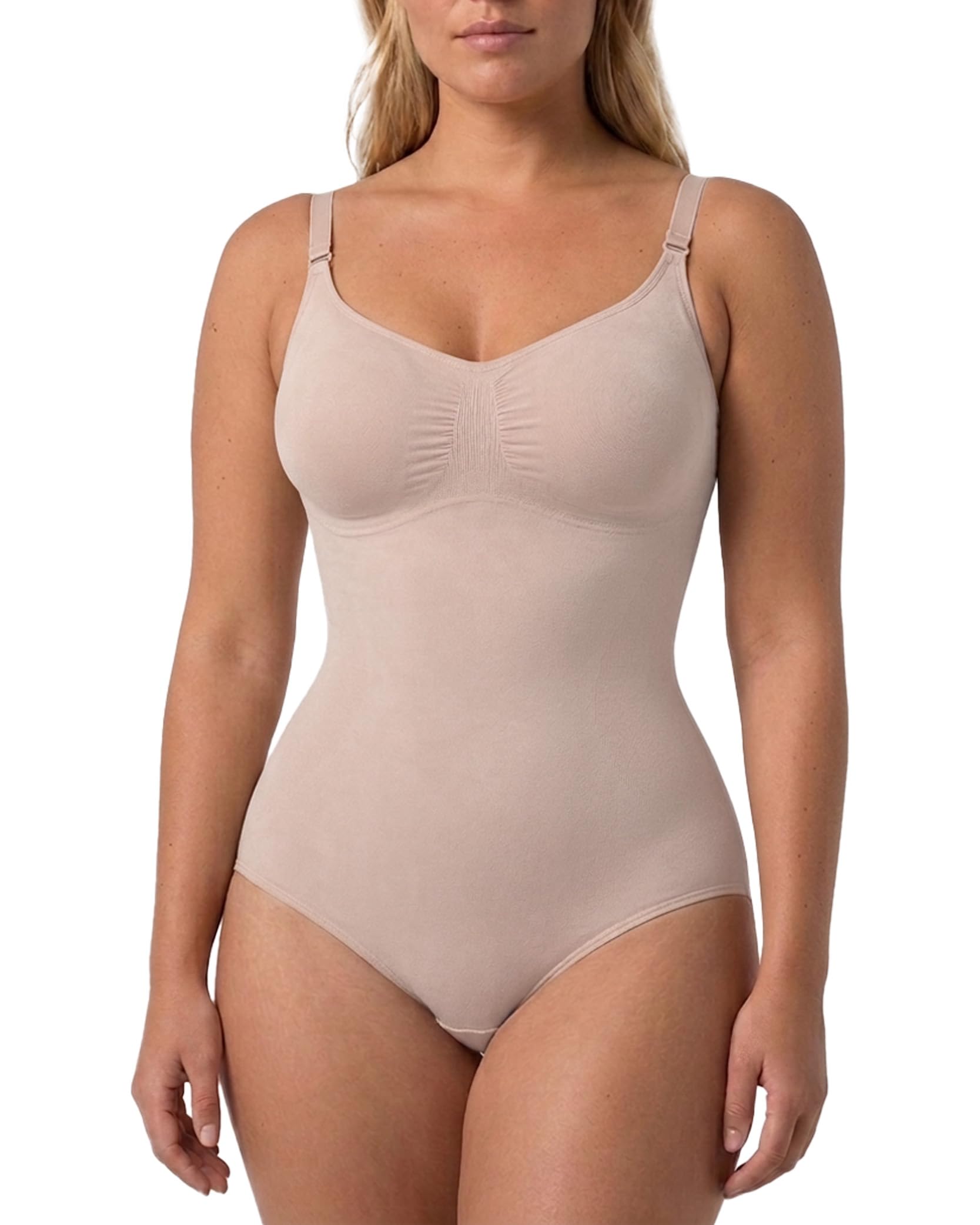 Risalti Shapewear Jumpsuits Women Adjustable Straps - Women's Shaping Bodysuits, Women's Shapewear Jumpsuit, Body Shaper for Women, Shapewear Bodysuit for Womens Clothes - Made in Italy