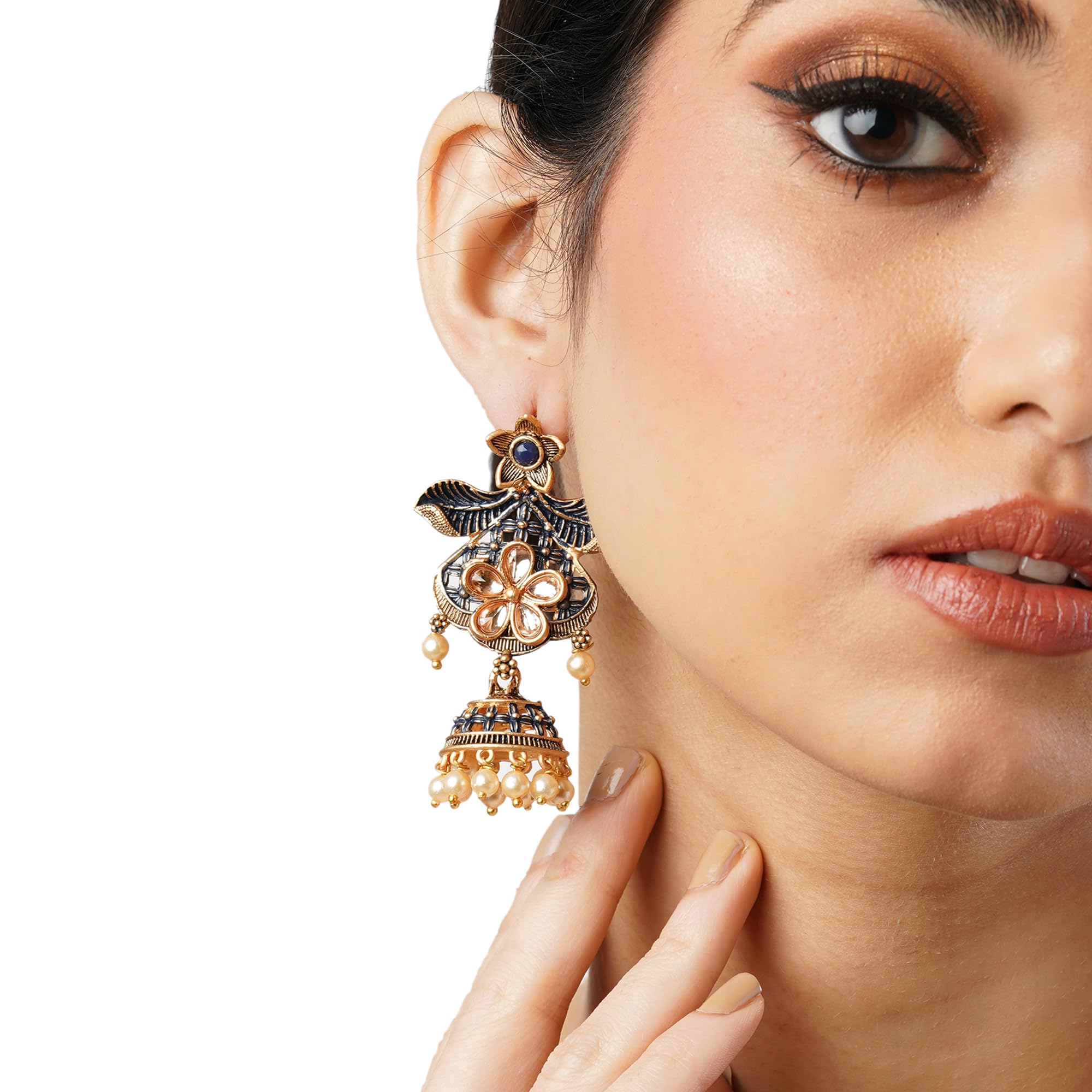 Chandbali Ethnic Earrings - Latest Design