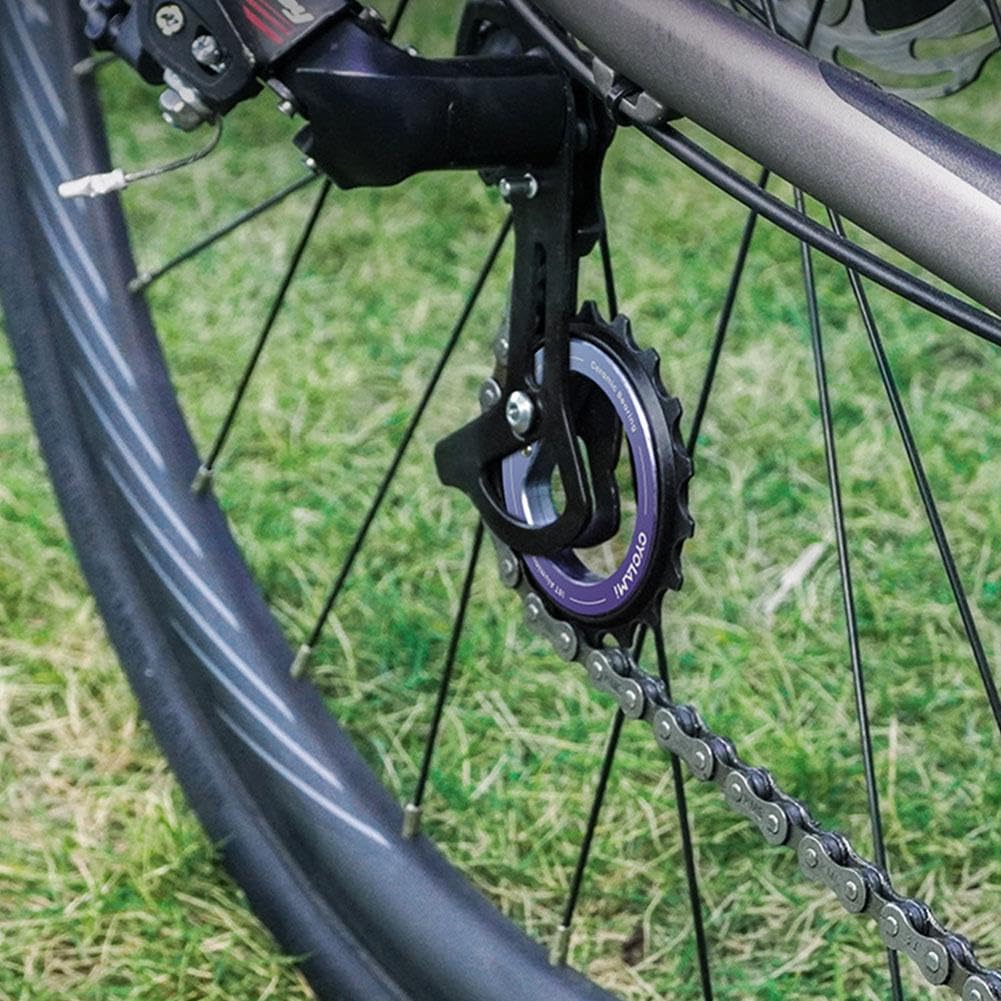 Amazon.co.jp: 18T 中空偏心ビッグプーリー 自転車用 18T ガイド