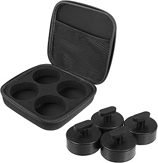X AUTOHAUX 4 Pcs Rubber Jack Pads with Storage Bag for Chevrolet Corvette C5 C6 C7 GS Z Jack Puck Jacking Lift Pad Jack Lift Point Pad Adapter(Black)