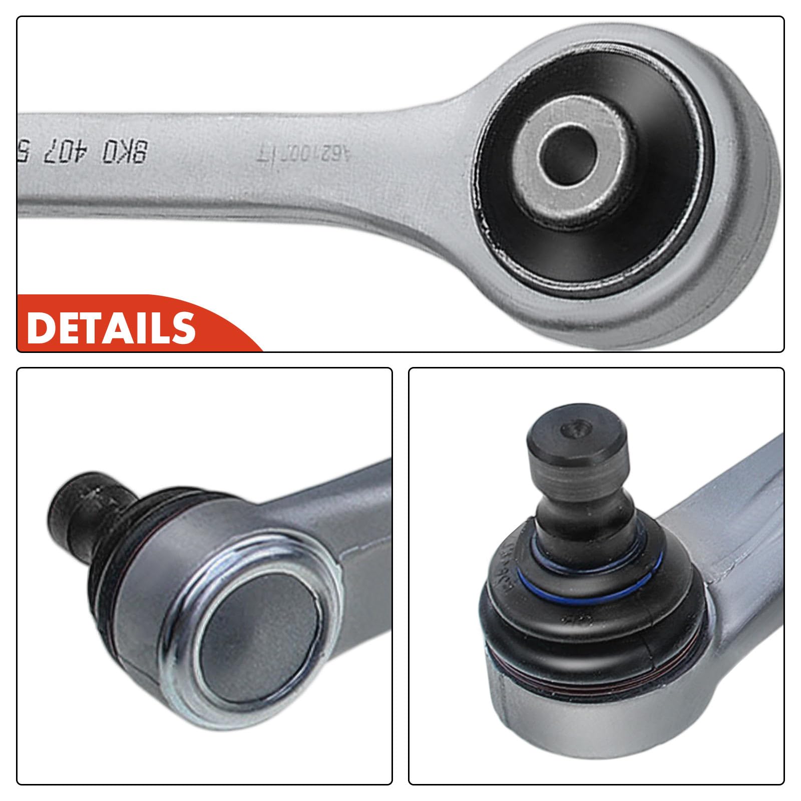Frankberg 4x Querlenker Satz Vorne Links Rechts Kompatibel mit A4 8K2 A4 Avant A5 8T3 A5 Sportback A6 4G2 4GC C7 A6 Allroad A7 Sportback Q5 8RB Replace# 8K0407509A