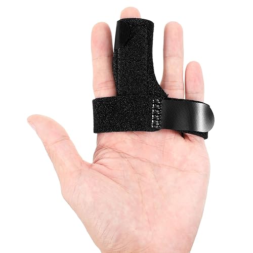 Férulas de índice de dedo gatillo para dedos rotas proporcionan apoyo enderezadores ajustables estabilizadores para artritis dolor dislocado nudillo