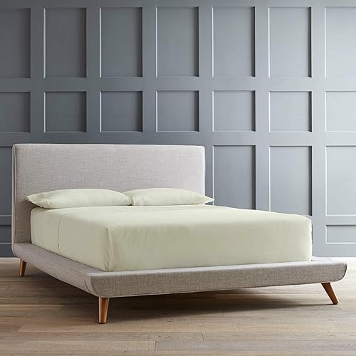 Miniatura 2 de Femini Fashion Giza-Egyptian-Set-My-Sheet-&-Pillow - Juego de sábanas de 100 % algodón egipcio Giza de 1000 hilos  Tamaño Queen, color marfil  Juego