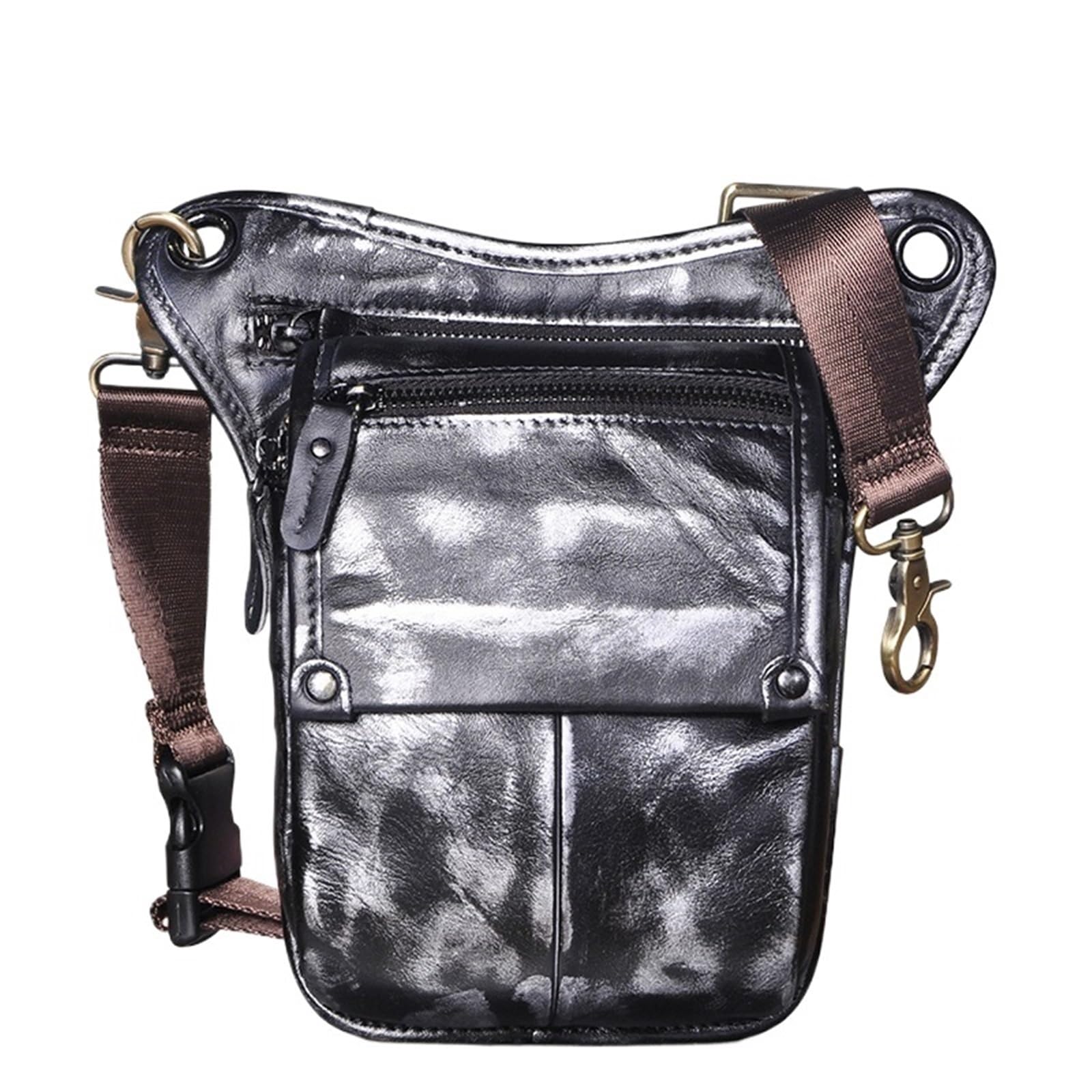 Riñonera Pierna Bolso Bandolera pequeño, Bolso de Viaje, riñonera, Bolsa for Pierna.(Green)