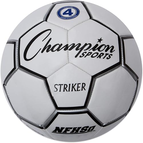 Champion Sports Striker Soccer Ball Sizes 3, 4, 5