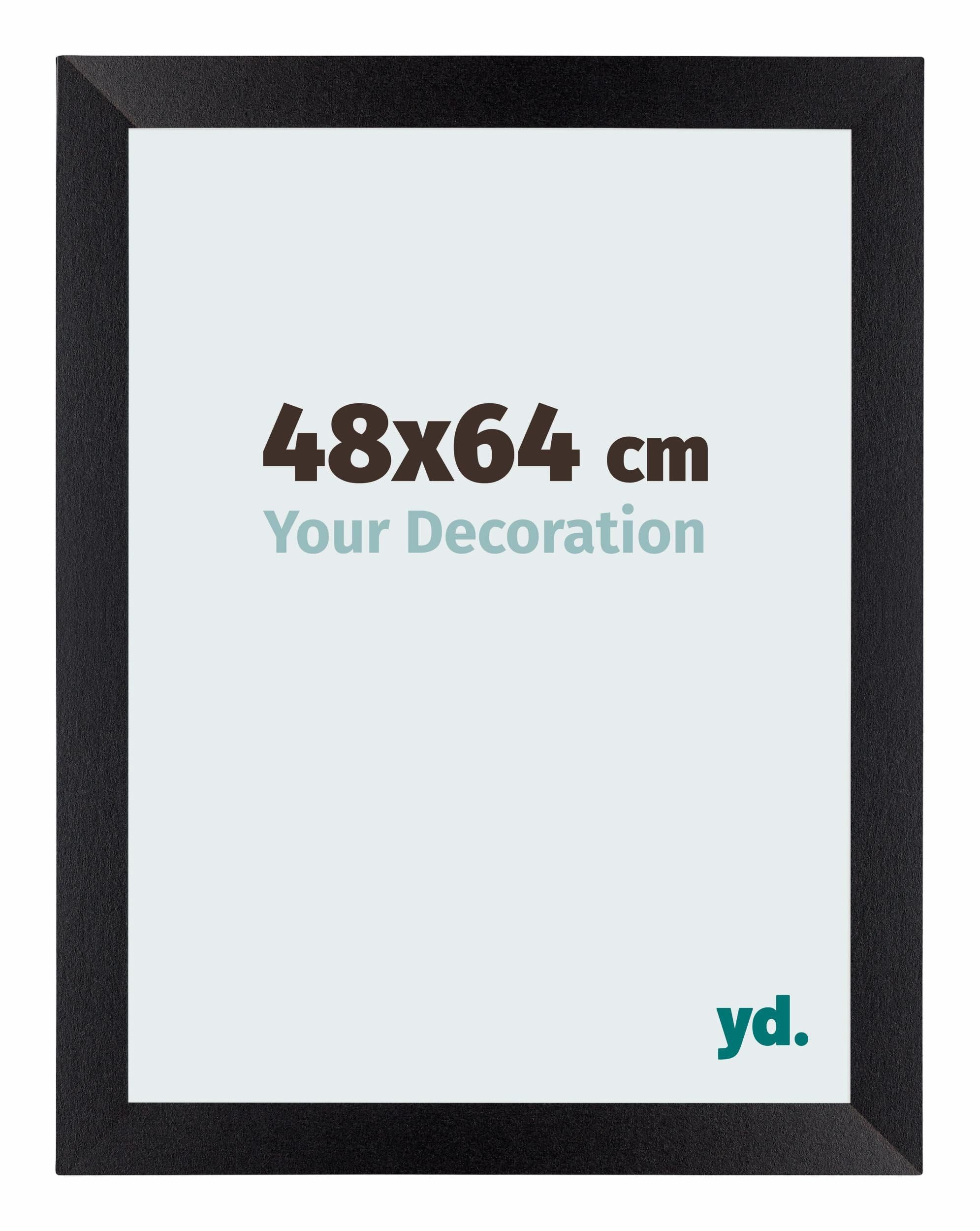 Your Decoration - Puzzle frame 48x64 - Black Matte - Puzzle frame 500-1000 Pieces - MDF Photoframe - Mura