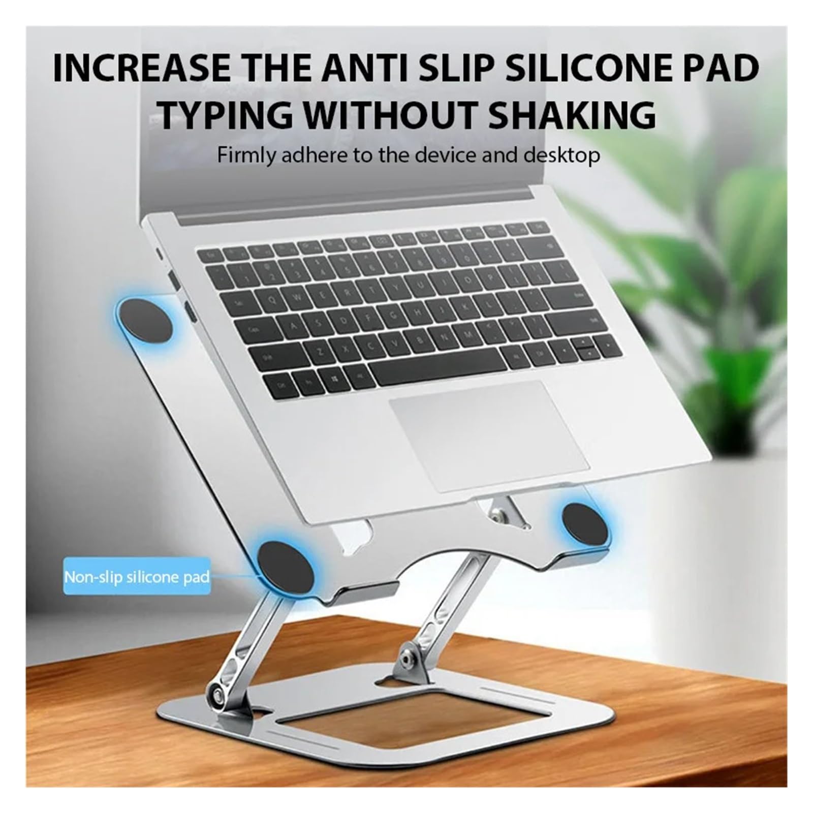 Shuogoufeng Store Soporte para computadora portátil Soporte Ajustable para Tableta Soporte de enfriamiento Plegable portátil de hasta 17 Pulgadas