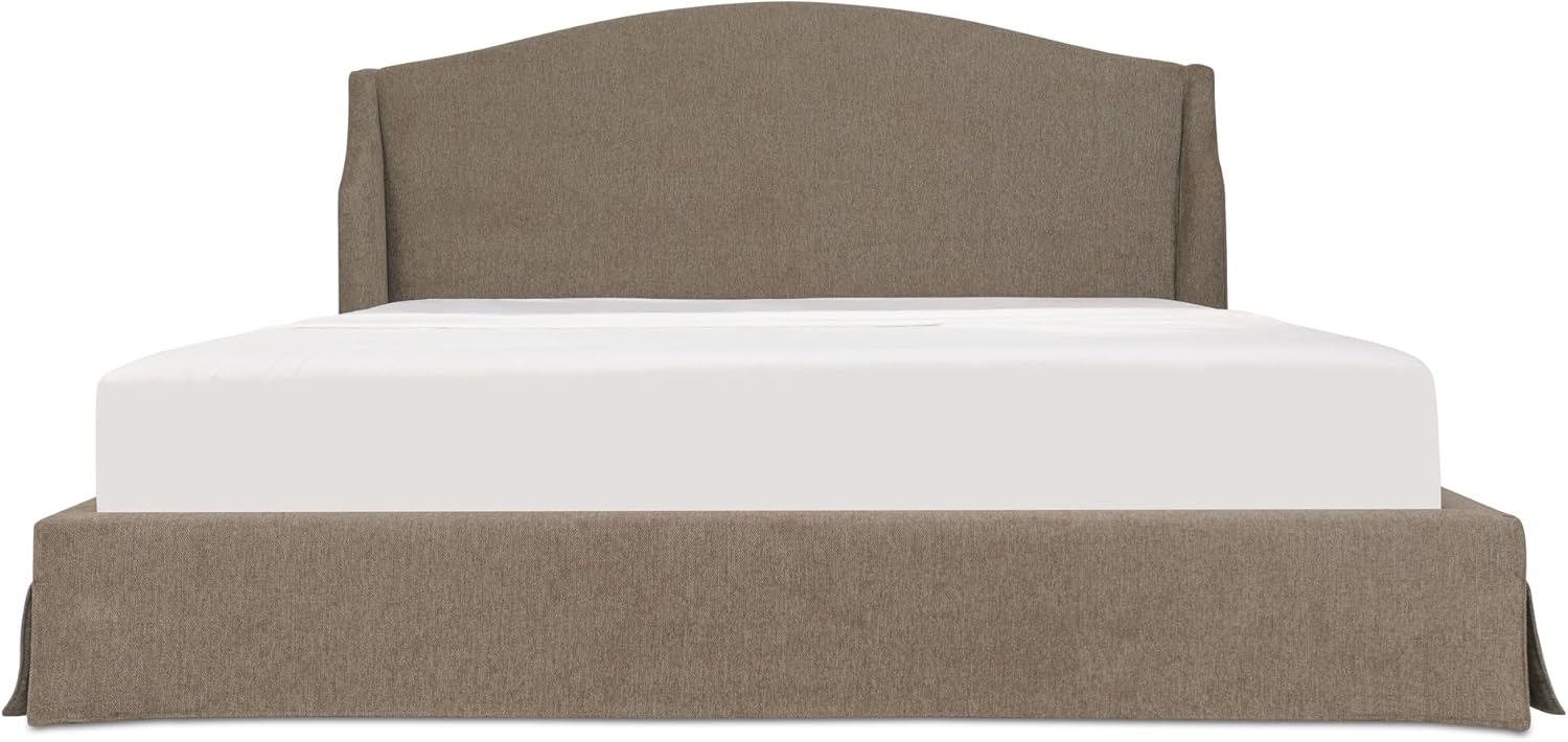 Rastus Queen Storage Bed, Upholstered Polyester with Solid