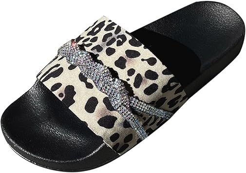 leopard print slippers amazon