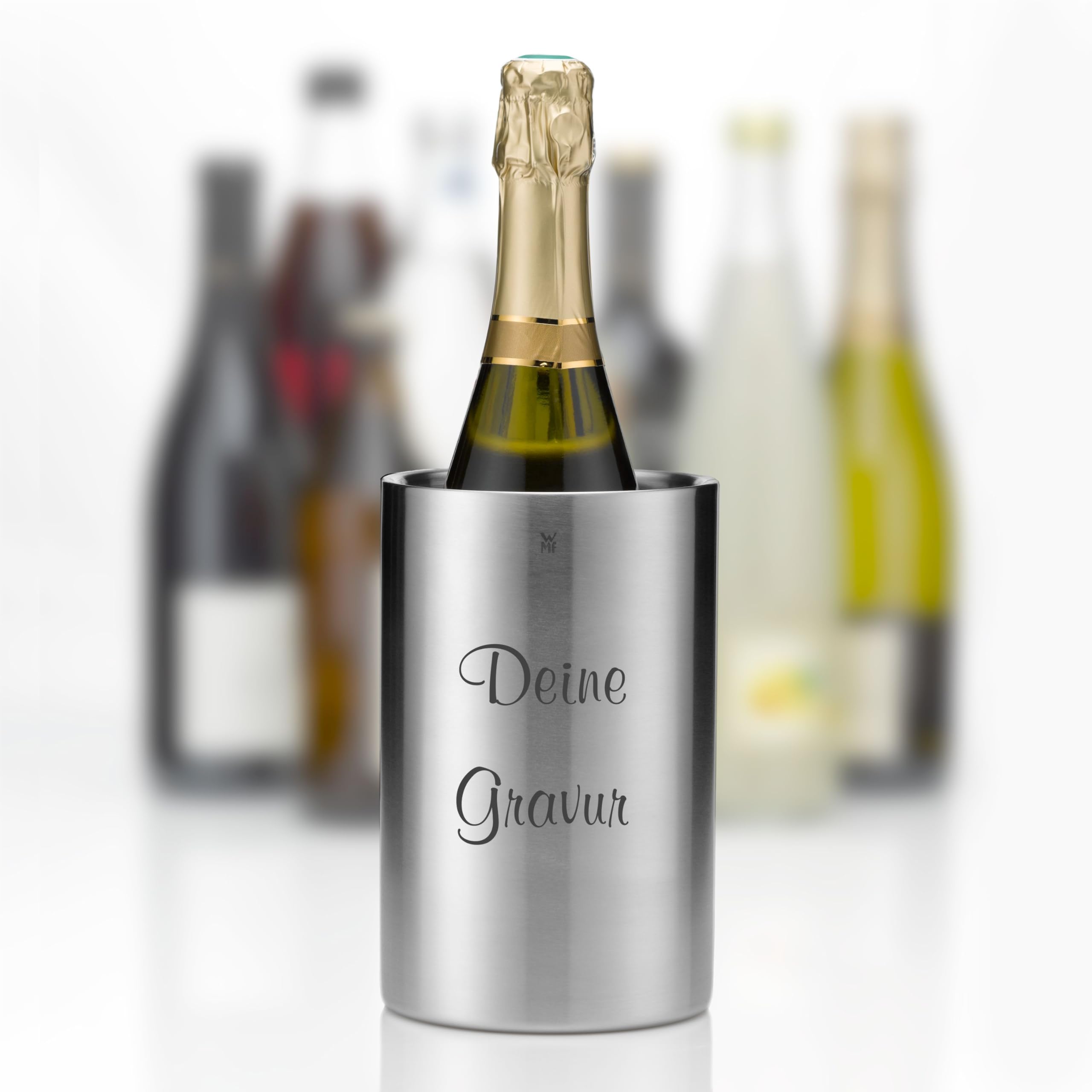 WMF Refrigeratore per vino Clever & More, con incisione personalizzata per occasioni speciali