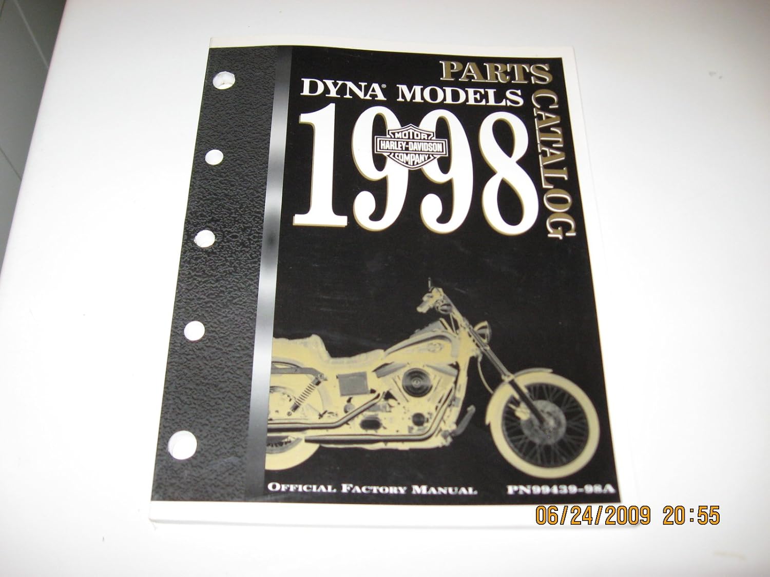 1998 Harley Davidson Dyna Models Parts Catalog HarleyDavidson Motor