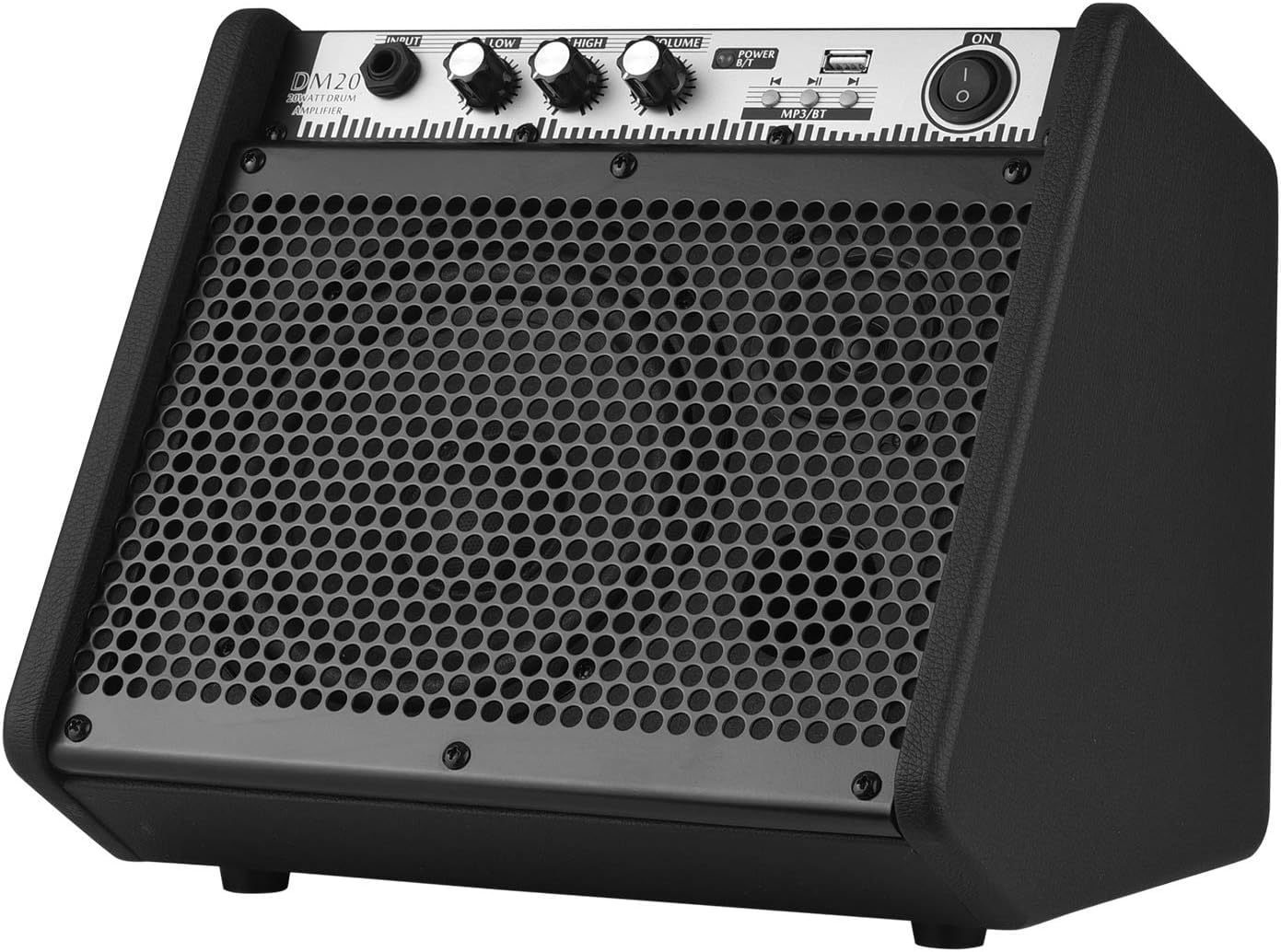 Sponsored Ad – DM20 20W Electric Drum Amplifier Keyd Amp Wireless BT Speaker 2-Band EQ Supports USB MP3 Player Function