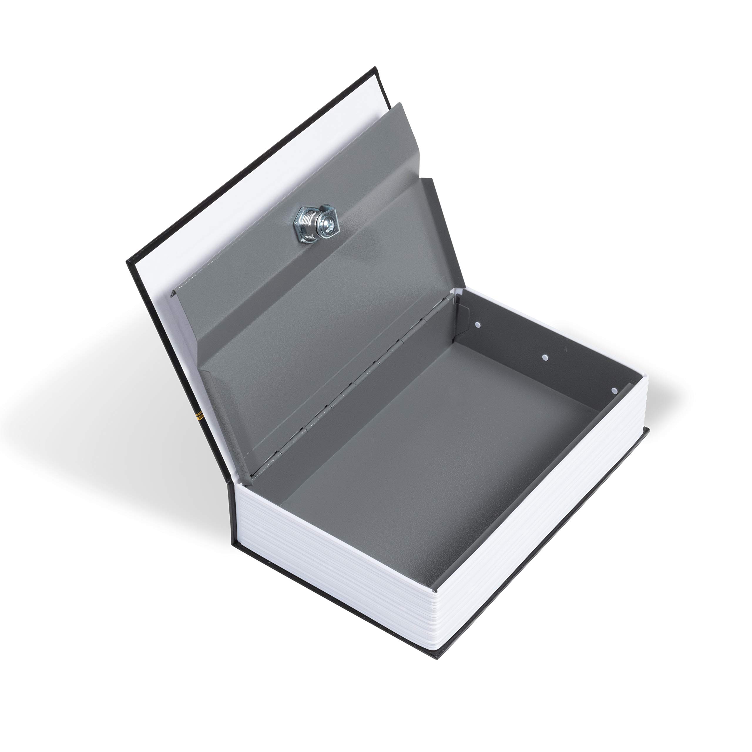 Buch-Tresor: Material: Einband aus Kunstleder, Safe aus Stahl