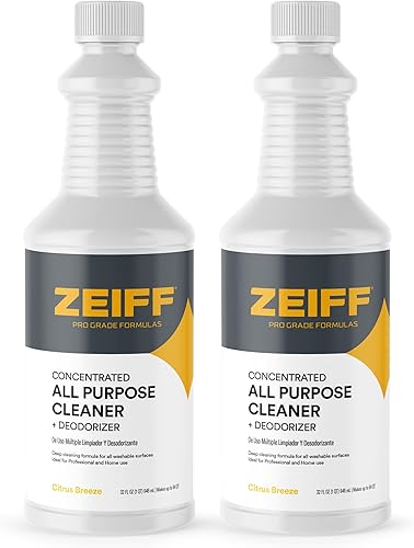 Limpiador y desodorante multiusos de grado profesional, fórmula de limpieza profunda y eliminación de olores para superficies profesionales y