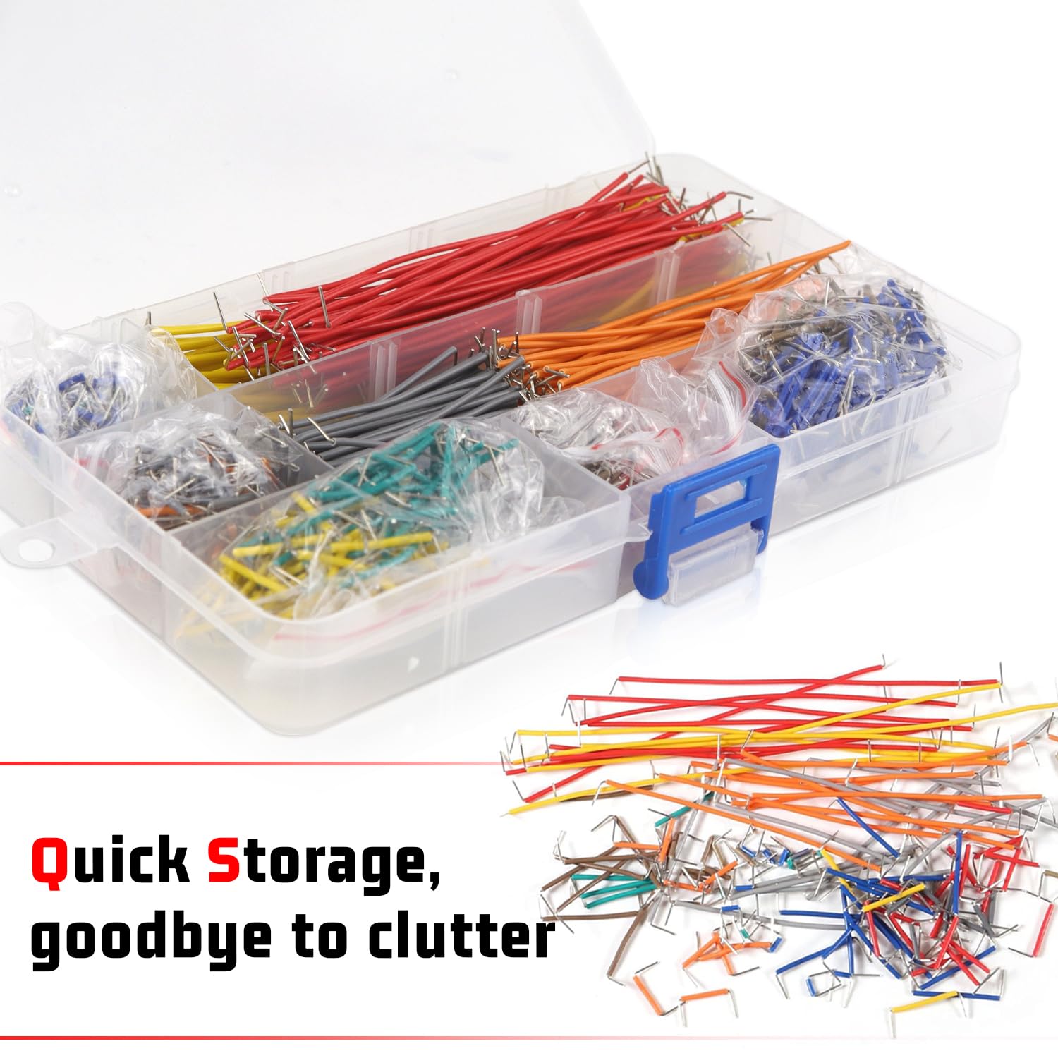 Kit De Cables Jumper Para Protoboard 840 Unidades, 14 Tamaño