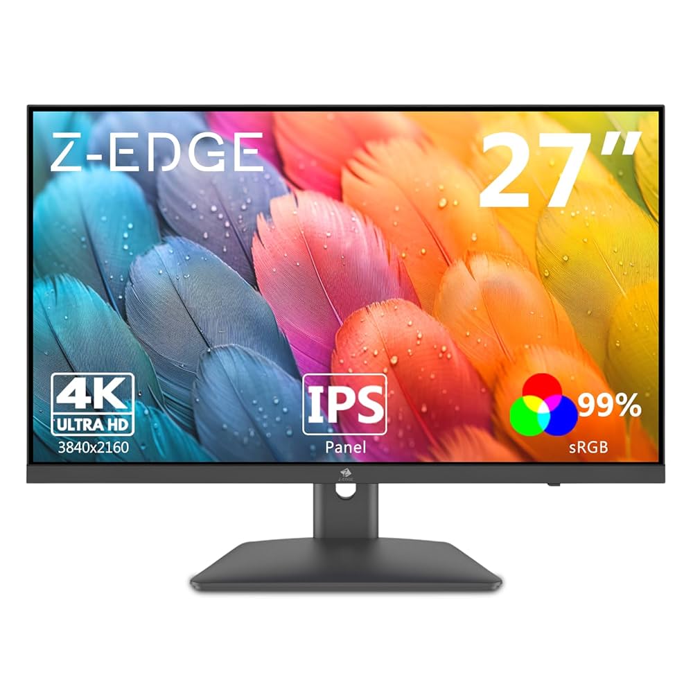 【専用】Z-EDGE 27インチ 4K UHD IPS MONITOR Z-Edge 27'' IPS 4K UHD (3840x2160), FreeSync, Monitor