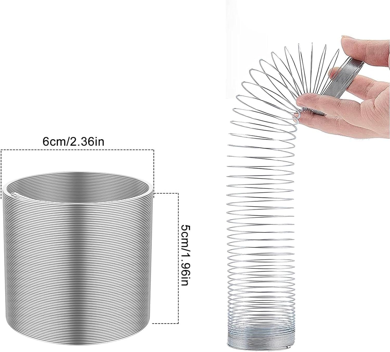 Gammaeon Squirrel Baffle Metal Spring - Squirrel Deterrent for Bird Feeders, Silver - Image 2
