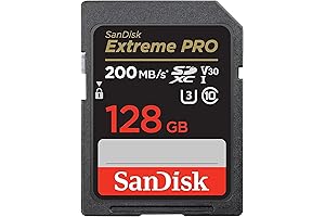 SanDisk 128GB Extreme PRO SDXC UHS-I: Unmatched Speed, Storage, Reliability for Your Camera