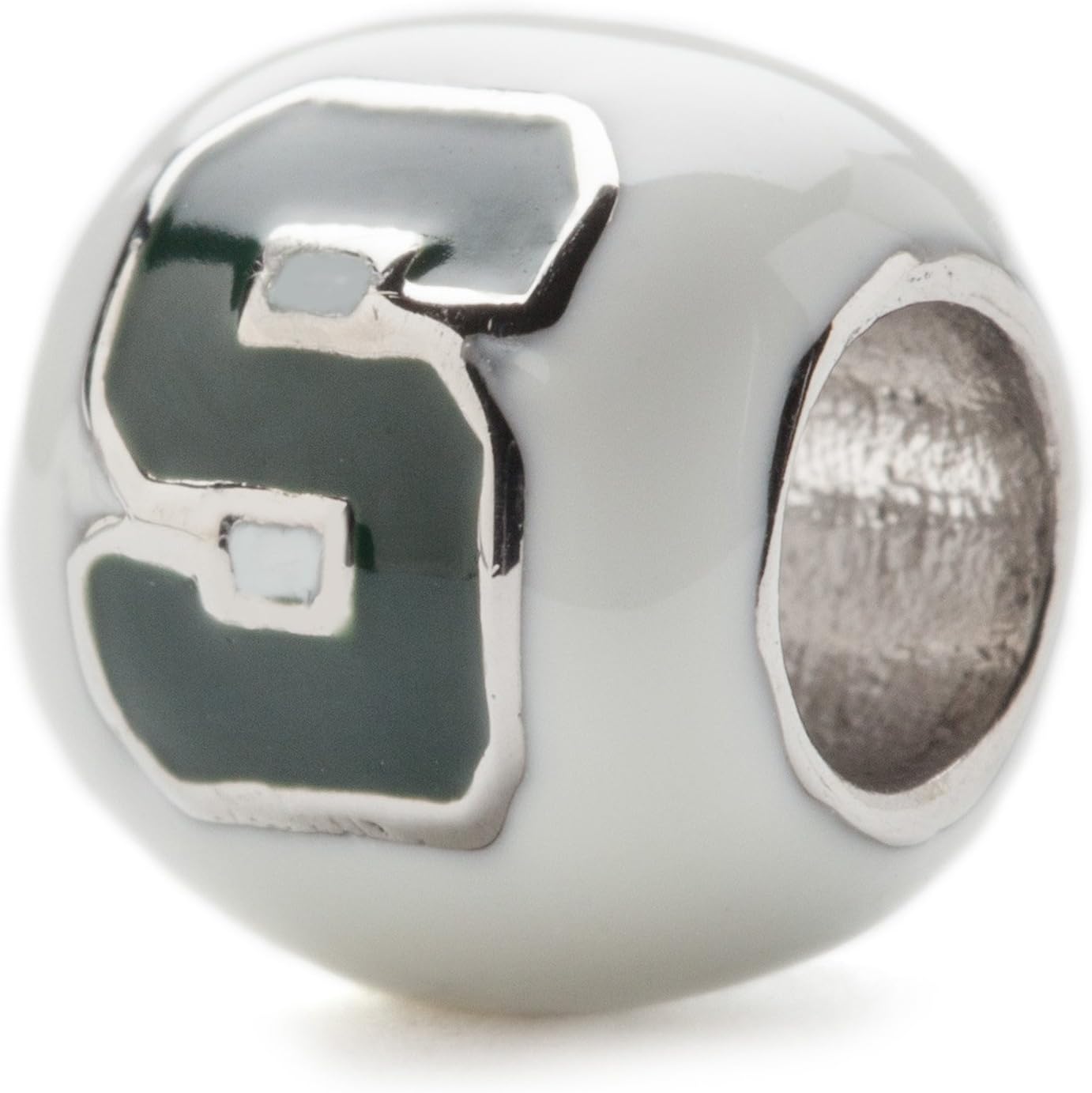Stone Armory Michigan State Gifts and MSU Jewelry - Michigan State Charm for Bracelets - Hypoallergenic Stainless Steel Charms - Michigan State Gifts for Women