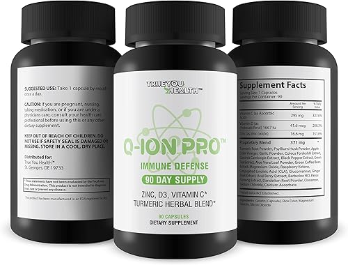 Miniatura 4 de Q-Ion Pro - Fórmula de defensa inmunológica - Suministro para 90 días - Suplemento natural de apoyo inmunológico - Promueve una respuesta inmune