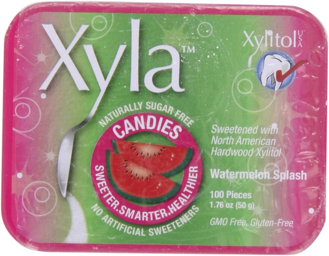 Ricochet, Watermelon Splash, 100-Count Mints (Pack of 6), (Package May vary)