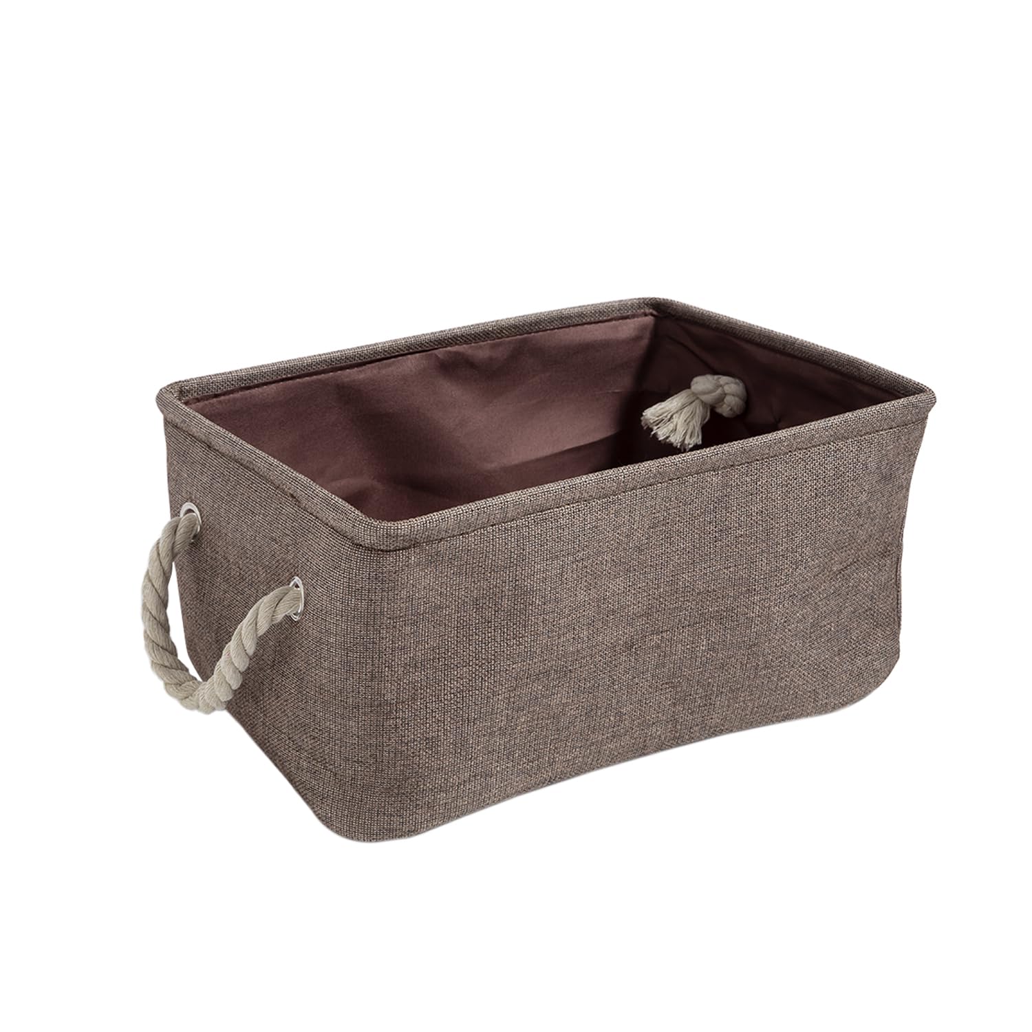 HOKIPO Jute Eco-Friendly Foldable Clothes Storage Basket Bin Organizer, Large, Brown (B07ZT7MPZH) Amazon Price History, Amazon Price Tracker