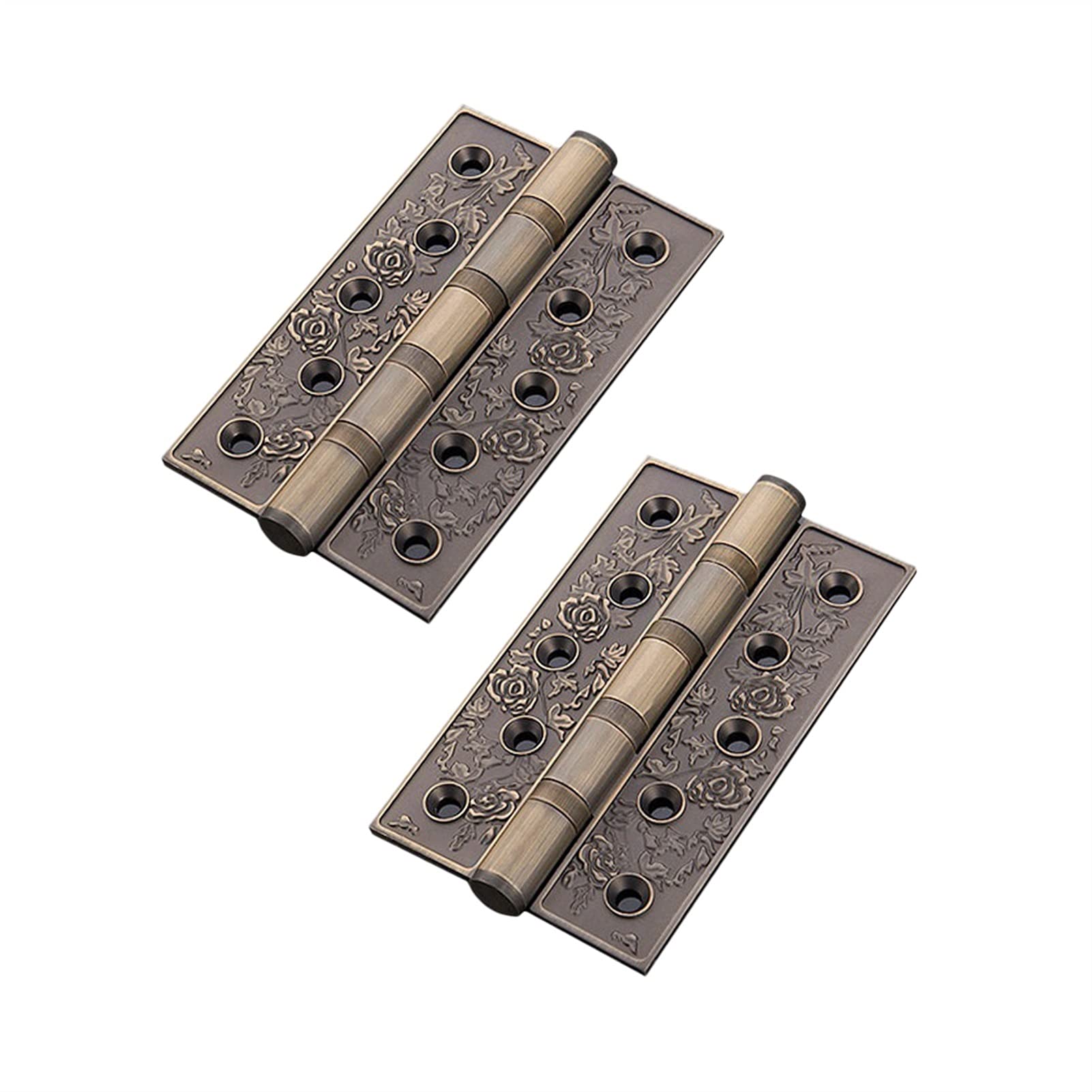 Hinges, European Style Copper Door Hinge, Thick Bearing Silent