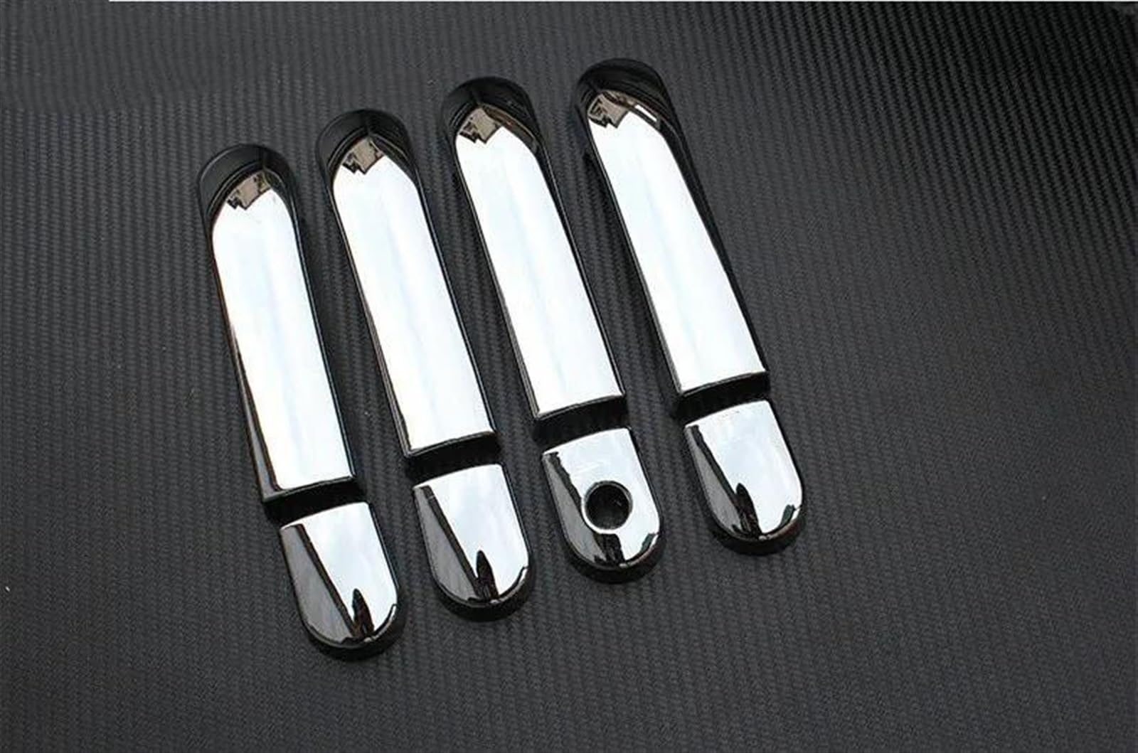 Kjhopy One Color Chrome Door Handle Covers Sedan For Nissan For Tiida Latio Versa Trazo C11 2004-2011 Accessories Stickers Car Styling Exterior Door Handle