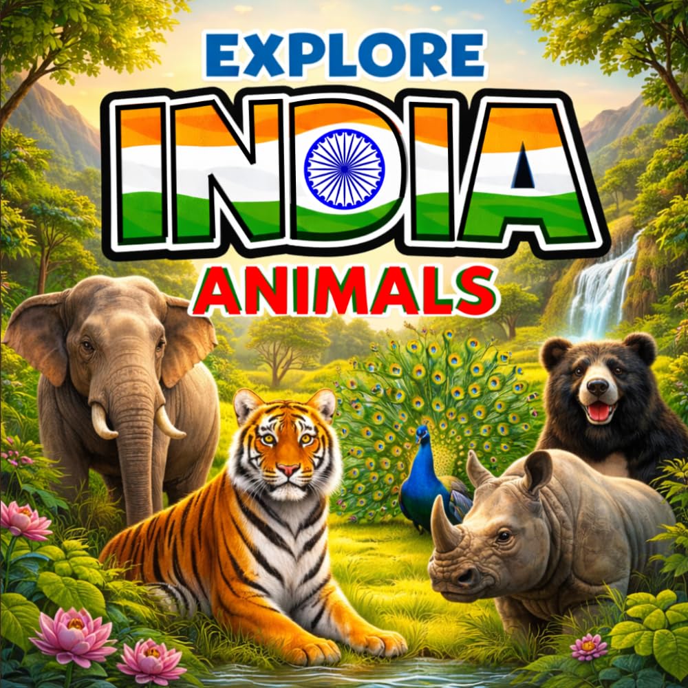 Explore India Animals: A Wildlife Picture Book With Fun Facts About Indian Animals for Kids and Adults (Animals of the World – Wildlife Edition)