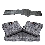 Arcturus 47 Silicone-Treated Gun Socks - Extra-Wide Rifle Socks Fit Scopes, Pistol Grips and Tactical Accessories (Gray 4-Pack)