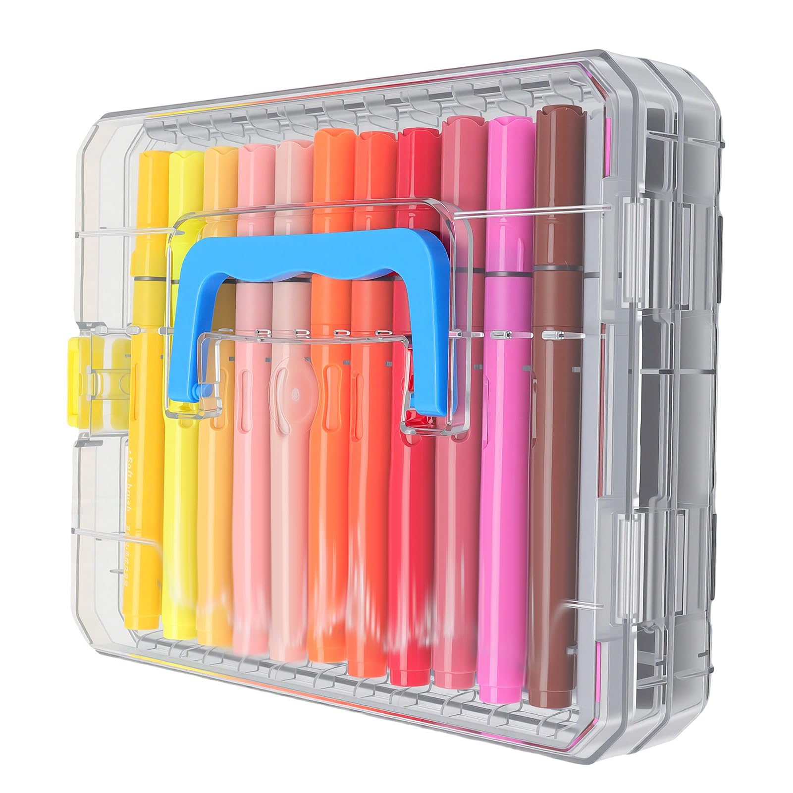 Acryl-Marker-Set, 24 Leuchtende Farben, Waschbar, Kunstbedarf für,