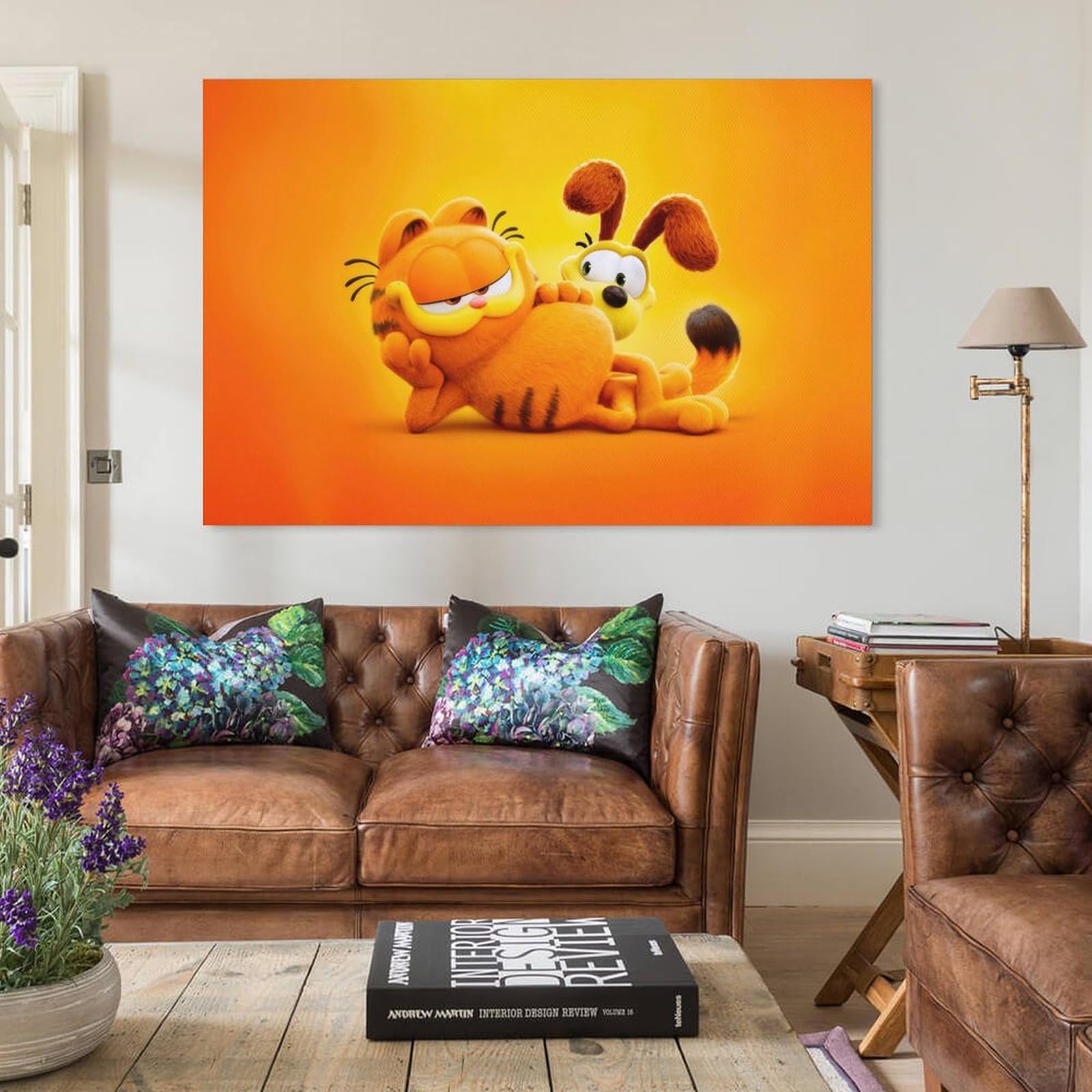 Amazon.co.jp: ガーフィールド ポスター 23 キャンバス 芸術 ポスター